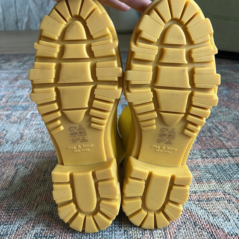 🆕Rag & Bone Shiloh Sport Boot Yellow - Picture 8 of 8
